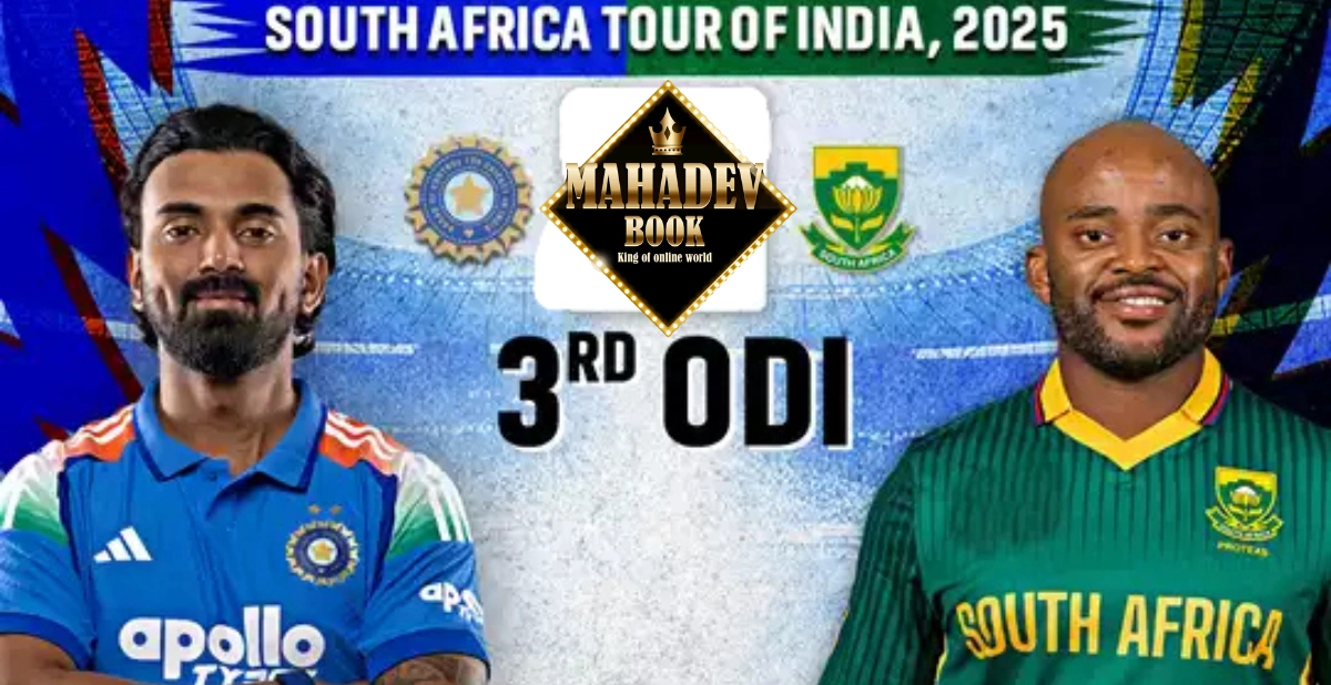 Read more about the article Ready to Bet on IND vs SA 3rd ODI? Here’s Why a Mahadev Book ID Is Your Best Choice 