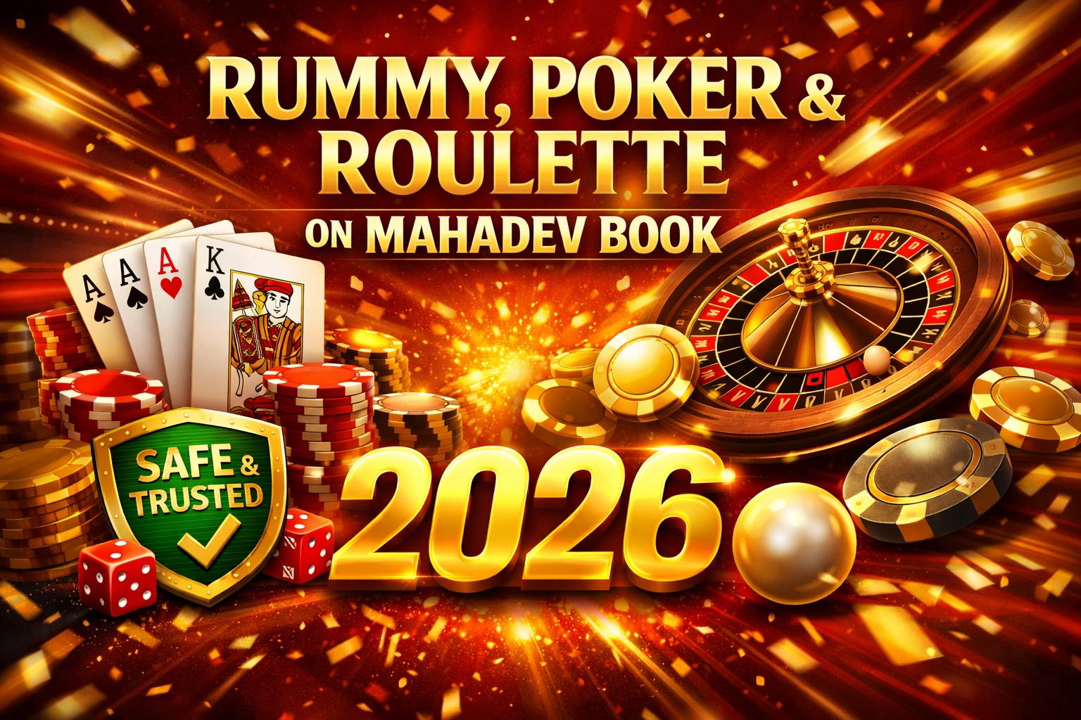 Rummy, Poker & Roulette on Mahadev Book